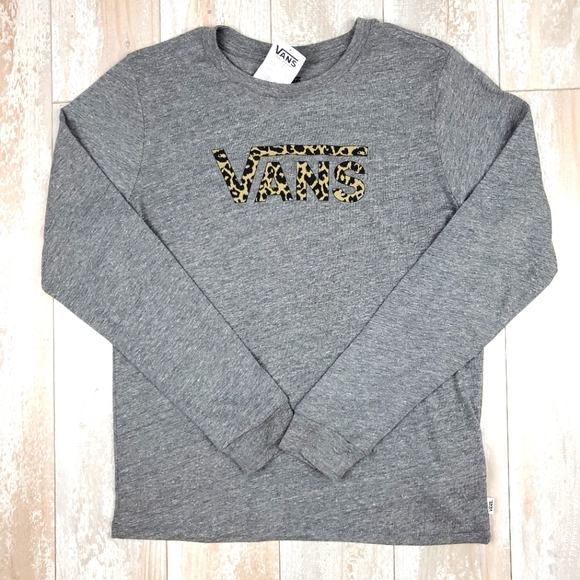Vans Leopard V Girls LS Tee - Picture 1 of 4